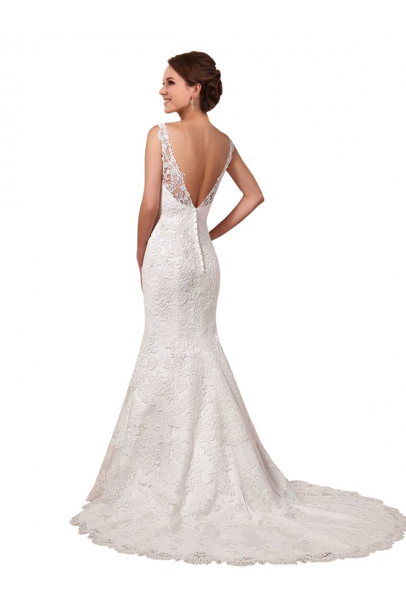 Ivory Sleeveless Sweetheart Mermaid Lace Wedding Dresses Worcester
