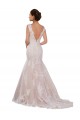 Sleeveless V-Neck Mermaid Lace Modern Wedding Dress Worcester
