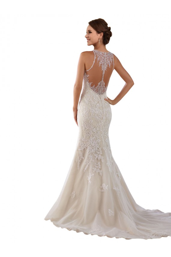 Sleeveless Sweetheart Mermaid Lace Bridal Gown Worcester