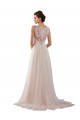 Sleeveless High Neck A-Line Tulle & Lace Boho Wedding Dress Worcester