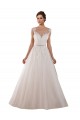 Keyhole Back Sleeveless Sweetheart Ball Gown Tulle & Lace Wedding Dress Worcester