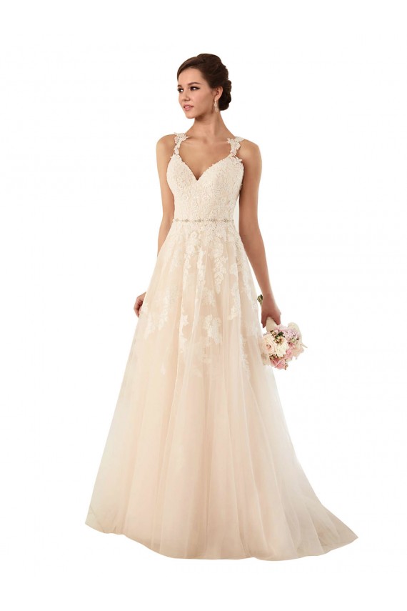 Sleeveless Sweetheart A-Line Tulle & Lace Wedding Dress Worcester