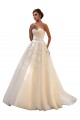 Sleeveless Sweetheart Ball Gown Tulle & Lace Wedding Dress Worcester