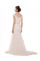 Sleeveless Off the Shoulder Mermaid Tulle Beach Wedding Dress Worcester