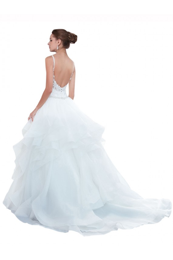 Sleeveless Spaghetti Straps Ball Gown Tulle Beach Wedding Dress Worcester