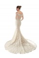 Long Sleeves Off the Shoulder Mermaid Tulle & Lace Wedding Dress Worcester