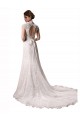 Cap Sleeves Halter Neck Mermaid Lace Wedding Dresses Worcester