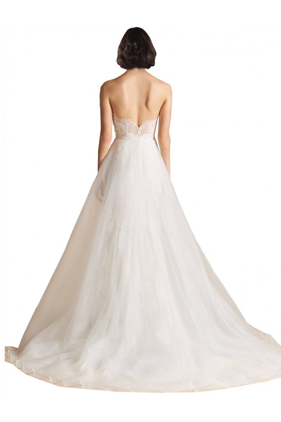 Low Back Sleeveless Sweetheart A-Line Tulle Bridal Wedding Dress Worcester