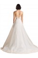 Low Back Sleeveless Sweetheart A-Line Tulle Bridal Wedding Dress Worcester