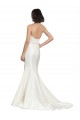 Sleeveless Sweetheart Trumpet Satin & Lace Bridal Dress Worcester