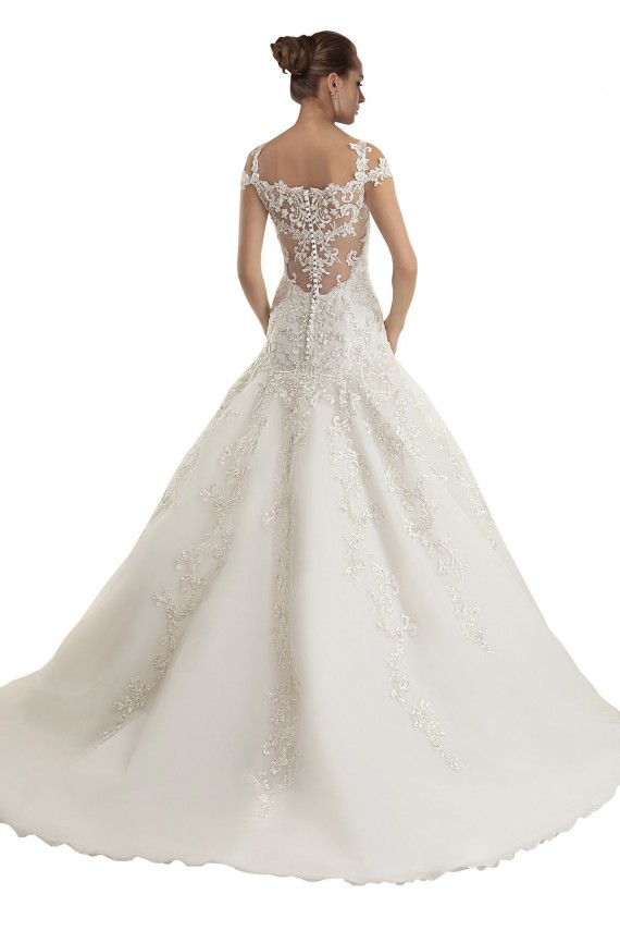 Sleeveless Off the Shoulder Mermaid Tulle & Lace Wedding Dress Worcester