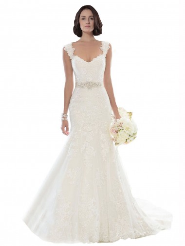 White Sleeveless Off the Shoulder Mermaid Lace Wedding Dresses Worcester