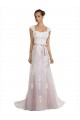 Sleeveless Strapless Mermaid Tulle & Lace Beach Wedding Dress Worcester