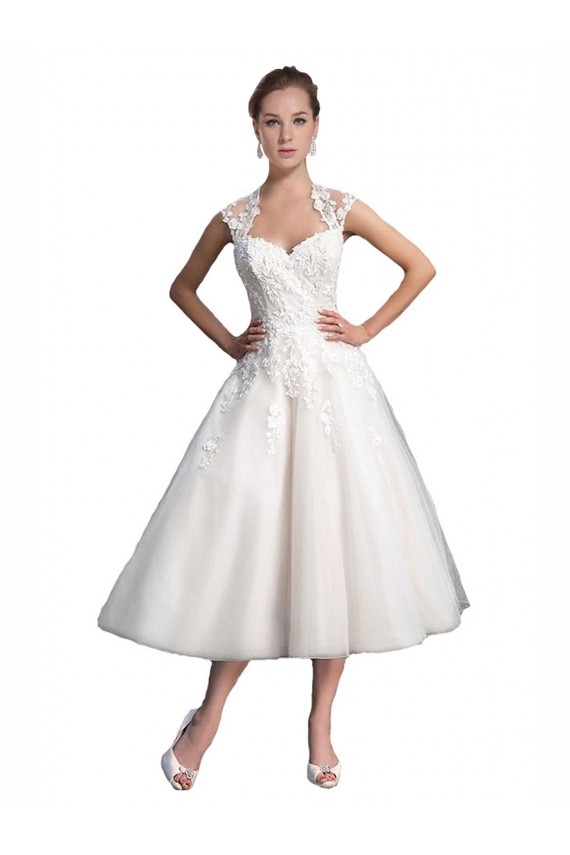 Sleeveless Sweetheart A-Line Tulle & Lace Beach Wedding Dress Worcester
