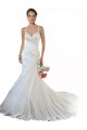 Sleeveless Sweetheart Mermaid Satin Beach Wedding Gowns Worcester
