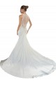 Sleeveless Sweetheart Mermaid Satin Beach Wedding Gowns Worcester