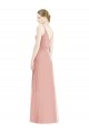 Sleeveless Spaghetti Straps A-Line Soft Chiffon Formal Dress / Bridesmaid Dress Worcester