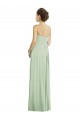 Sage Sleeveless Sweetheart A-Line Soft Chiffon Bridesmaid Dress Worcester