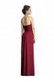 Burgundy Sleeveless Sweetheart A-Line Soft Chiffon Formal Dress / Bridesmaid Dress Worcester