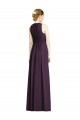 Grape Sleeveless V-Neck A-Line Soft Chiffon Bridesmaid Dress Worcester