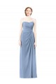 Sleeveless Strapless A-Line Chiffon Formal Dresses / Bridesmaid Dresses Worcester