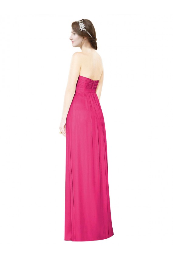 Azalea Sleeveless Strapless A-Line Soft Chiffon Bridesmaid Dress Worcester
