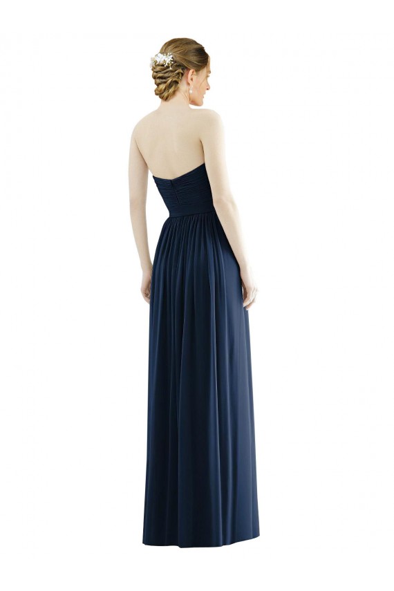 Sleeveless Sweetheart A-Line Soft Chiffon Formal Evening Gown / Bridesmaid Dress Worcester