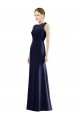 Sleeveless Illusion Neck Mermaid Soft Chiffon & Lace Bridesmaid Dress Worcester
