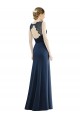 Sleeveless Illusion Neck Mermaid Soft Chiffon & Lace Bridesmaid Dress Worcester