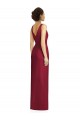 V-Back Frost Sleeveless V-Neck Sheath Soft Chiffon Bridesmaid Dress Worcester