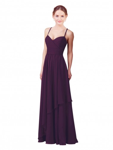 Sleeveless Sweetheart Sheath Chiffon Bridesmaid Dress Worcester