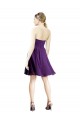 Purple Sleeveless Sweetheart A-Line Soft Chiffon Bridesmaid Dress Worcester