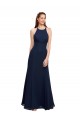 Sleeveless Halter Neck Mermaid Soft Chiffon Prom Dress / Bridesmaid Dress Worcester