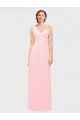 Pink Sleeveless One Shoulder A-Line Soft Chiffon Bridesmaid Dress Worcester