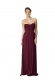 Sleeveless Sweetheart A-Line Soft Chiffon Bridesmaid Dress / Formal Dress Worcester