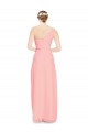 Salmon Sleeveless One Shoulder A-Line Soft Chiffon Bridal Party Dress Worcester