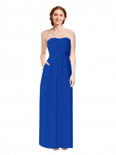 Open Back Sleeveless Sweetheart Sheath Soft Chiffon Bridesmaid Dress Worcester