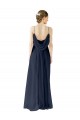 Open Back Sleeveless Spaghetti straps A-Line Chiffon Bridesmaid Dress / Evening Gowns Worcester