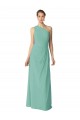 Jade Sleeveless One Shoulder A-Line Soft Chiffon Bridesmaid Dress Worcester