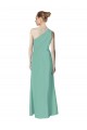 Jade Sleeveless One Shoulder A-Line Soft Chiffon Bridesmaid Dress Worcester