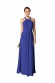Sleeveless Halter Neck A-Line Soft Chiffon Evening Dress / Bridesmaid Dress Worcester