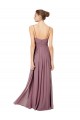 Open Back Sleeveless Spaghetti Straps A-Line Soft Chiffon Bridesmaid Gowns Worcester