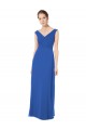 Open Back Sleeveless Off the Shoulder A-Line Soft Chiffon Bridesmaid Dresses Worcester