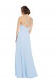 Sleeveless Halter Neck A-Line Soft Chiffon Wedding Party Dress Worcester