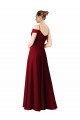 Burgundy Sleeveless Sweetheart A-Line Chiffon Bridesmaid Dress / Evening Dress Worcester