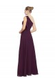 Sleeveless One Shoulder A-Line Soft Chiffon Bridesmaid Dresses Worcester