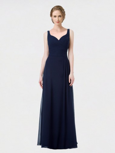 Low Back Sleeveless Sweetheart A-Line Lxue Chiffon Bridesmaid Dress Worcester