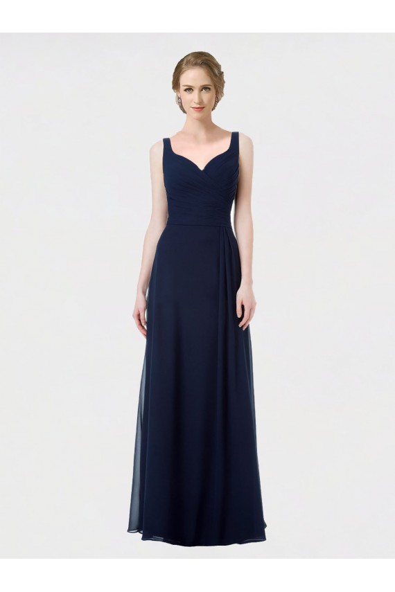Low Back Sleeveless Sweetheart A-Line Lxue Chiffon Bridesmaid Dress Worcester