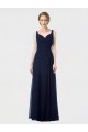 Low Back Sleeveless Sweetheart A-Line Lxue Chiffon Bridesmaid Dress Worcester
