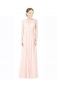 V-Back Sleeveless Sweetheart A-Line Soft Chiffon Bridesmaid Dress Worcester